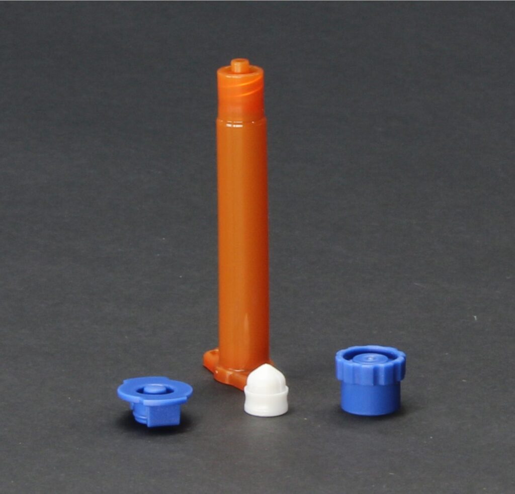 AccuDose Syringe Barrel Kit 3cc Amber (Box of 50)