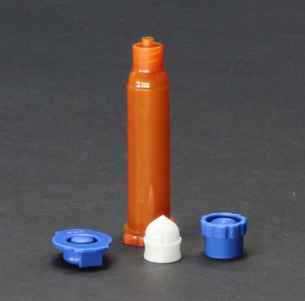 AccuDose Syringe Barrel Kit 5cc Amber (Box of 40)