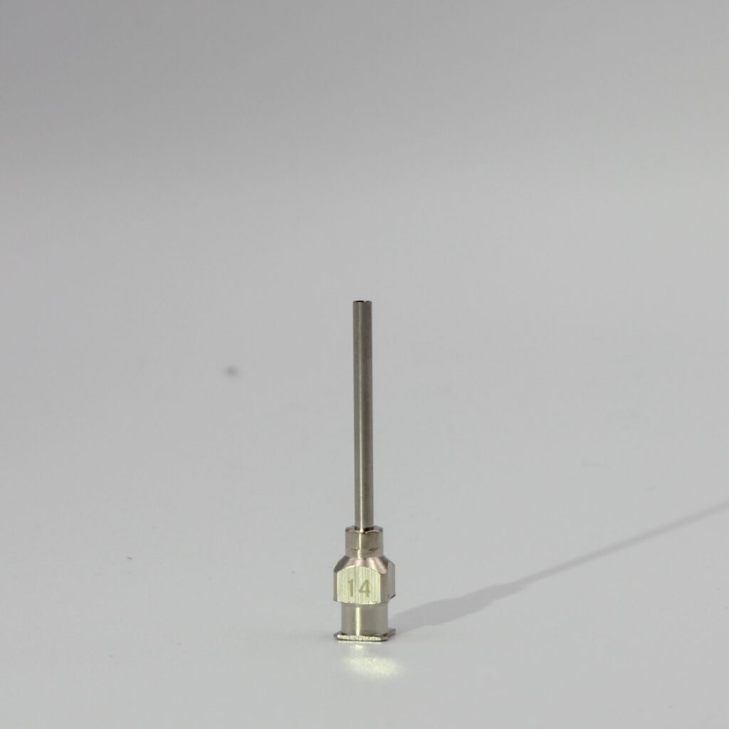 Precision Metal Tips 14G L25mm ID1.64 (Box of 12)